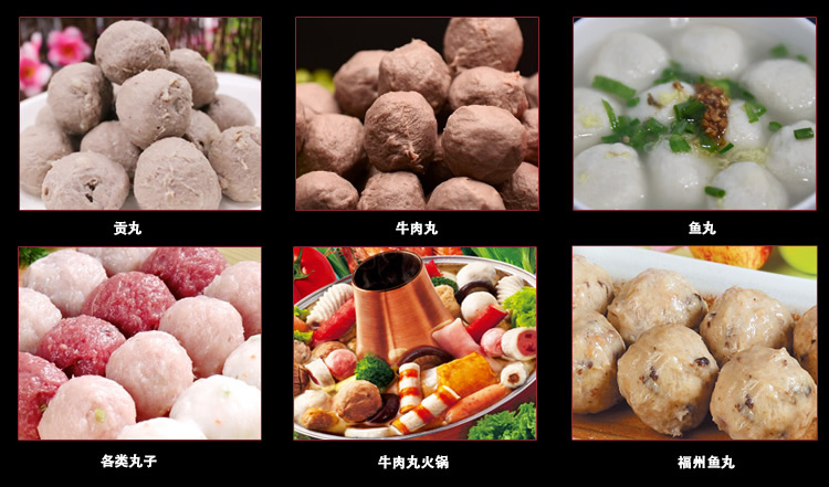 可制作的各类肉丸