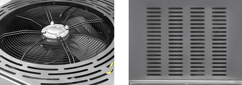 制冷风机与散热口