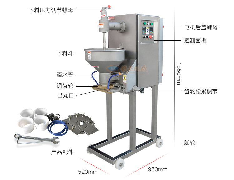 产品参数标注图