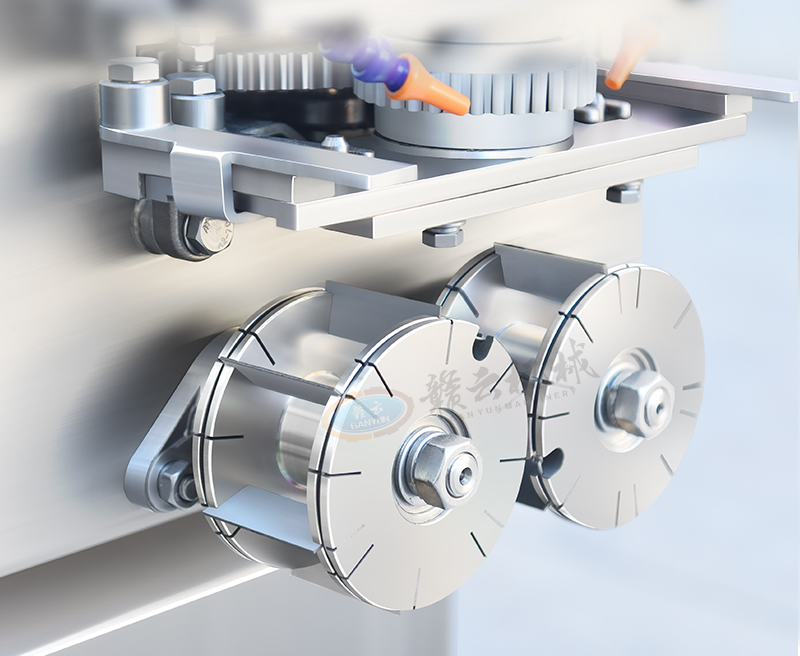 稳定成型切料口